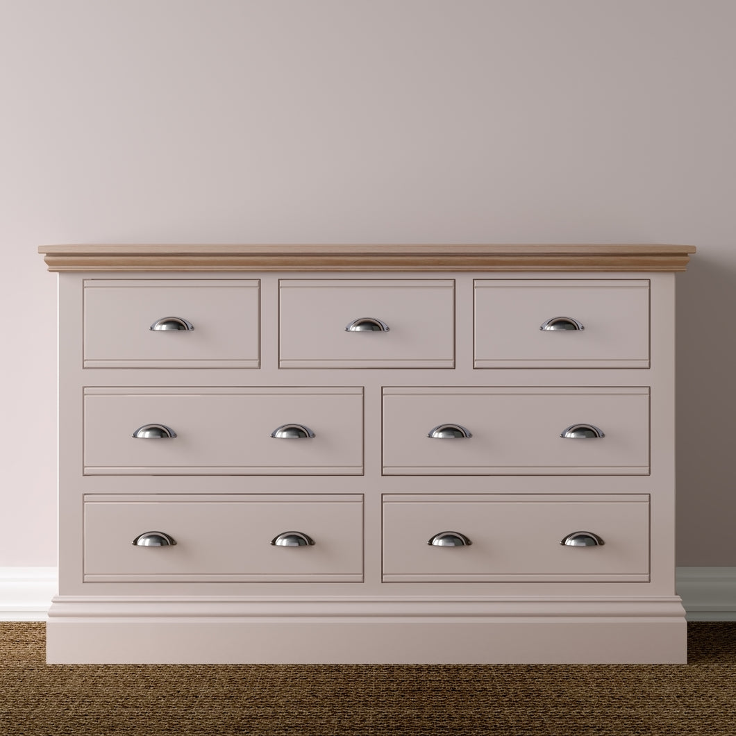 New England | 4+3 Drawer Chest - Choice of Colour
