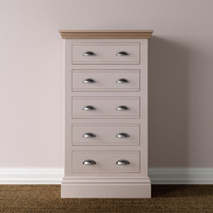 New England | 5 Drawer Wellington Chest - Choice of Colour