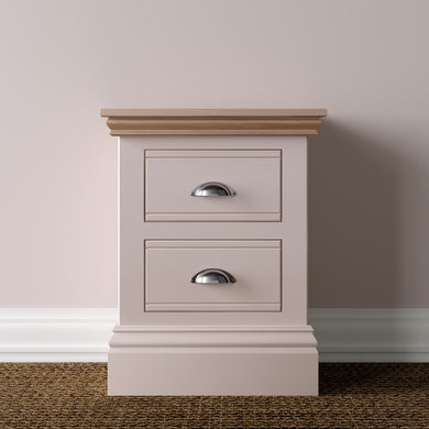 New England | 2 Drawer Bedside - Choice of Colour