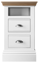 Load image into Gallery viewer, New England | 2 Drawer Open Shelf Bedside - Choice of Colour