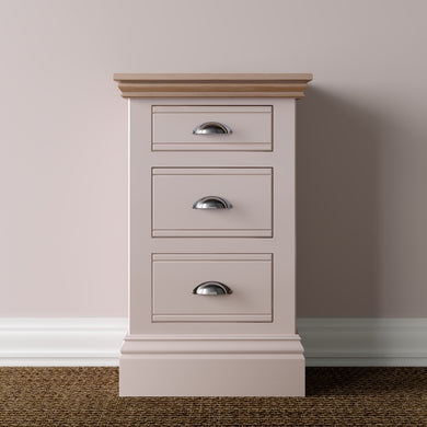 New England | 3 Drawer Bedside - Choice of Colour