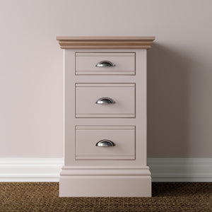 New England | 3 Drawer Bedside - Choice of Colour