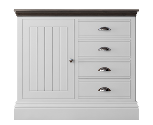 New England | 1 Door, 4 Drawer Sideboard | Choice of Colour