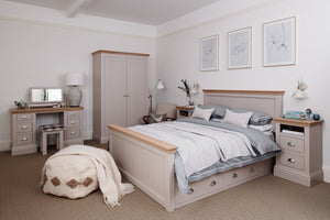 New England | 2 Drawer Bedside - Choice of Colour