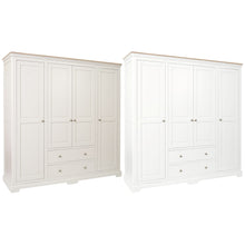 Load image into Gallery viewer, Laceby 4 Door Wardrobe - Painted