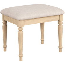 Load image into Gallery viewer, Laceby Dressing Table Stool - Oak