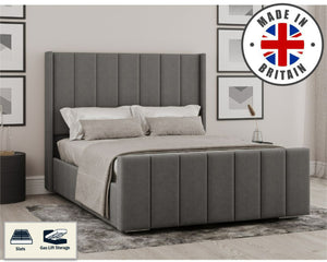 Dhp dante upholstered clearance platform bed