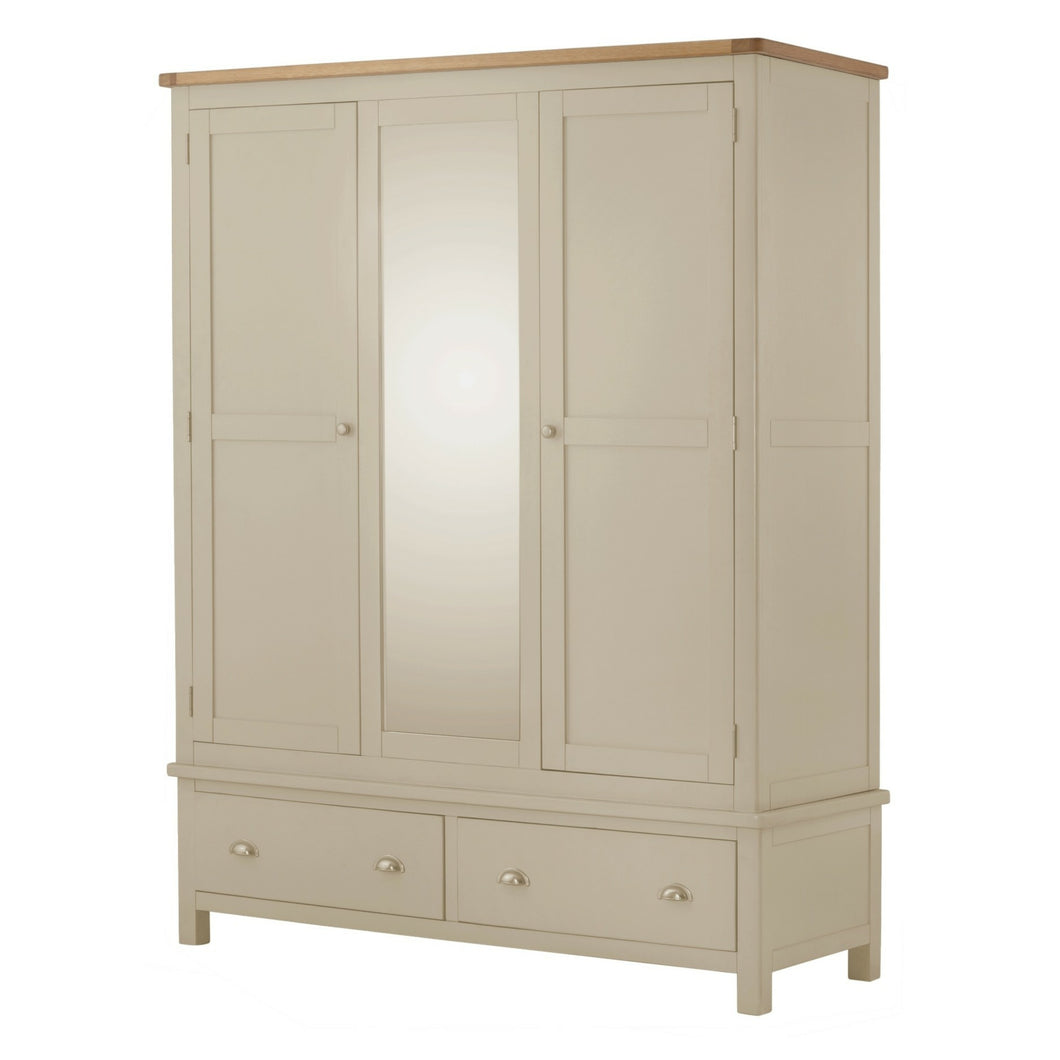 Binbrook Triple Wardrobe - Stone