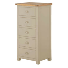 Load image into Gallery viewer, Binbrook 5 Drawer Narrow Chest - Stone