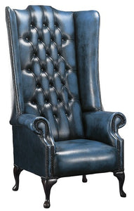 Brocklesby Ultra High Back | Leather Chesterfield