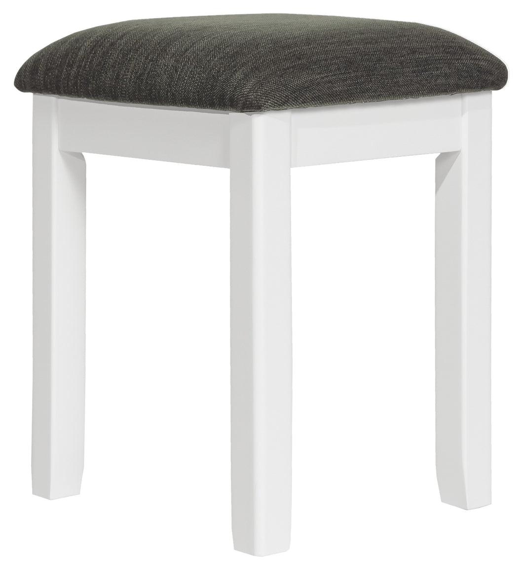 Hatton Stool - Painted White or Grey