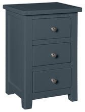 Load image into Gallery viewer, Hatton 3 Drawer Bedside - Painted Blue or Charcoal