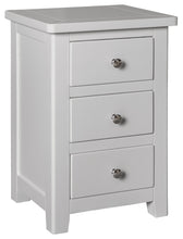 Load image into Gallery viewer, Hatton 3 Drawer Bedside - Painted White or Grey