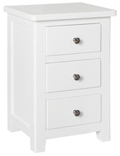 Load image into Gallery viewer, Hatton 3 Drawer Bedside - Painted White or Grey