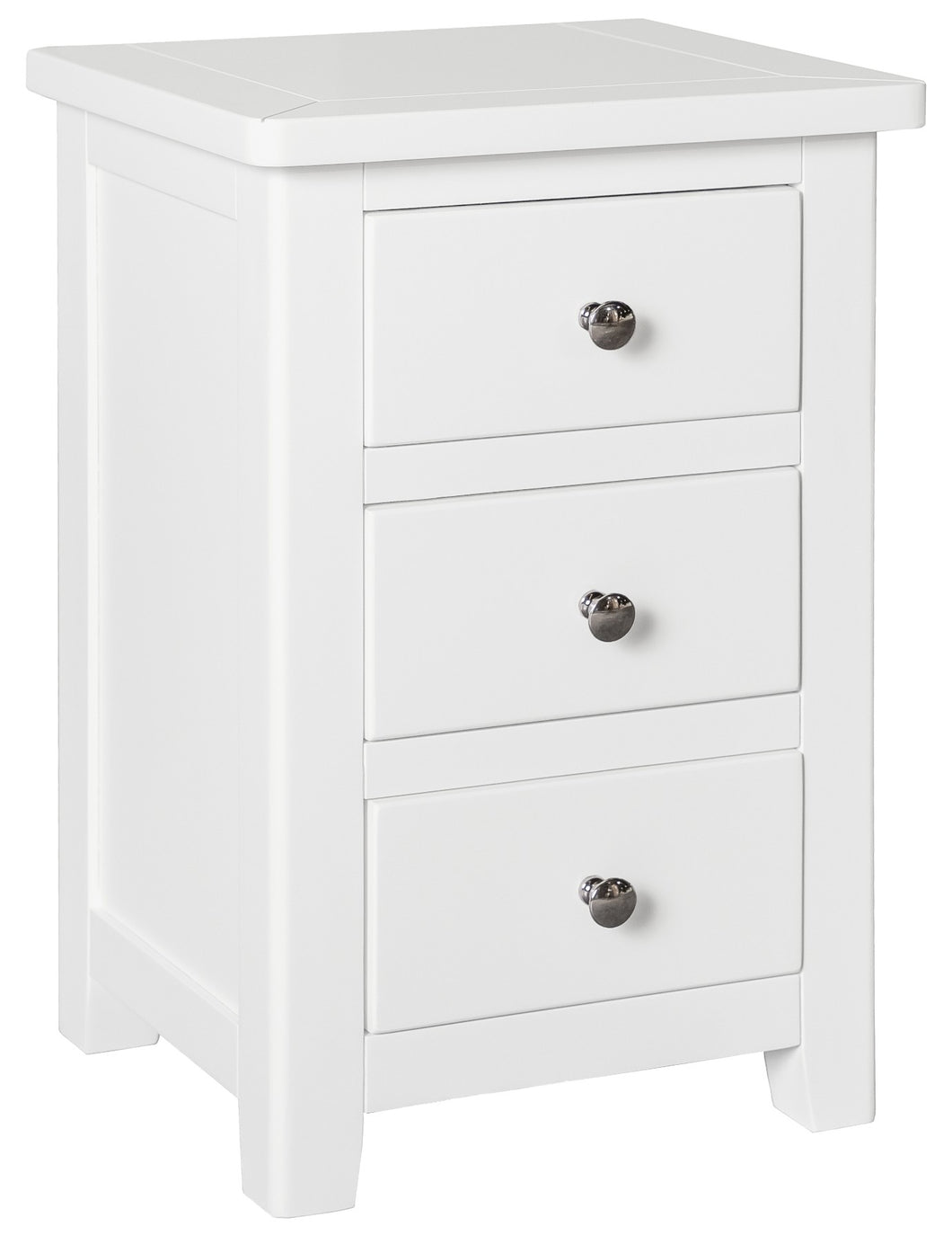 Hatton 3 Drawer Bedside - Painted White or Grey
