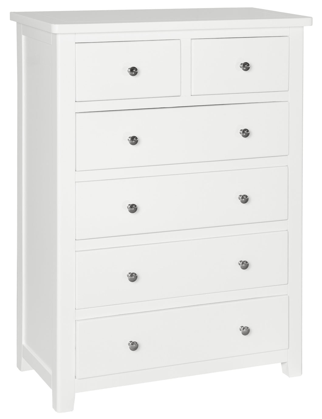 Hatton 2 over 4 Drawer Chest - Painted White or Grey