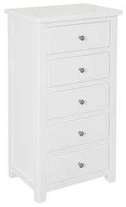 Hatton 5 Drawer Wellington Chest - Painted White or Grey