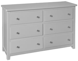 Hatton 6 Drawer Chest - Painted White or Grey