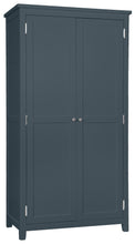 Load image into Gallery viewer, Hatton 2 Door Wardrobe - Painted Blue or Charcoal