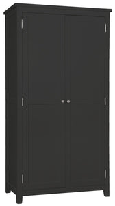 Hatton 2 Door Wardrobe - Painted Blue or Charcoal