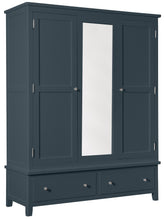 Load image into Gallery viewer, Hatton Triple Wardrobe - Painted Blue or Charcoal