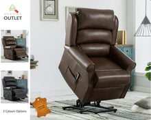 Load image into Gallery viewer, Winceby Leather | Rise Recliner (lifts you out)