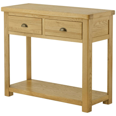 Binbrook 2 Drawer Console Table - Oak