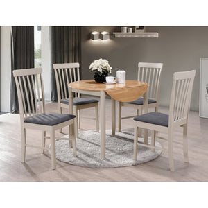 Cranwell Round Drop Leaf Set (Includes 2x Chairs) - Painted