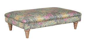 Barkstone | Fabric Footstool