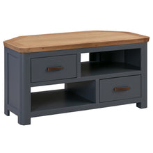 Load image into Gallery viewer, Tealby Painted Oak - Corner TV Unit