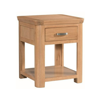 Tealby End Table with Drawer - Oak