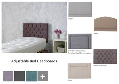 Adjustable Bed Heaboards - 11 Colours