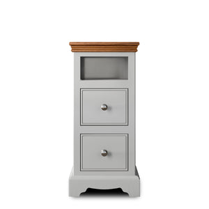 Inspiration Large 2 Drawer Open Bedside Chest - Choice of Colour