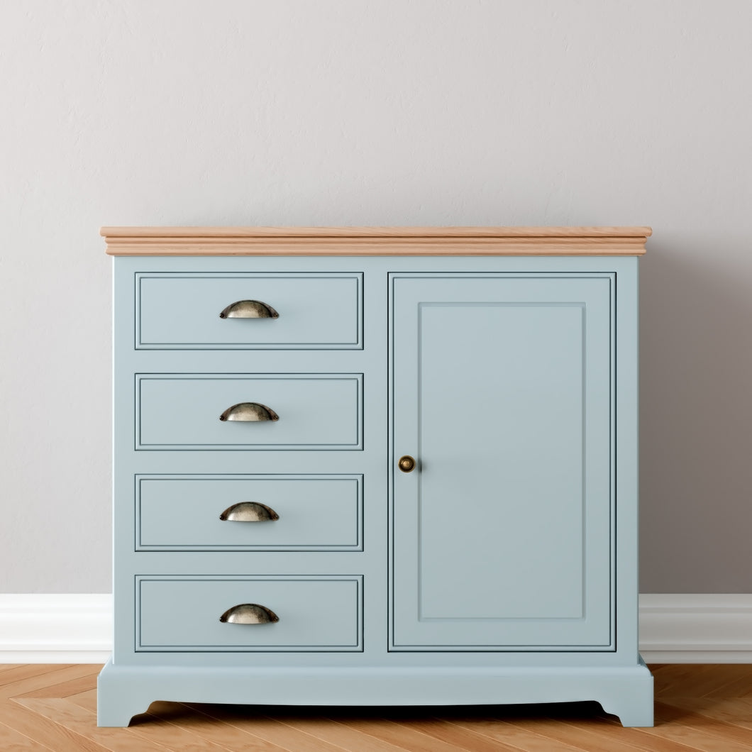 Inspiration 1 Door, 4 Drawer Sideboard - Choice of Colour
