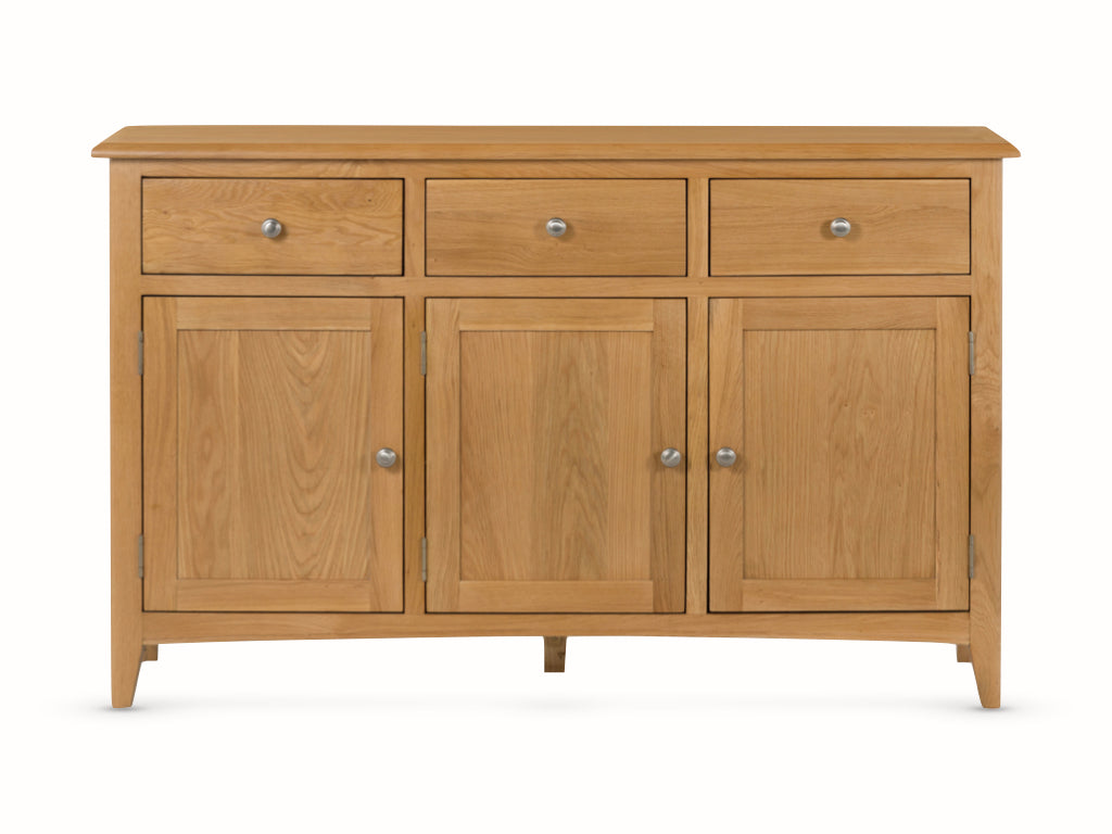 Kirkby 3 Door Sideboard - Oak