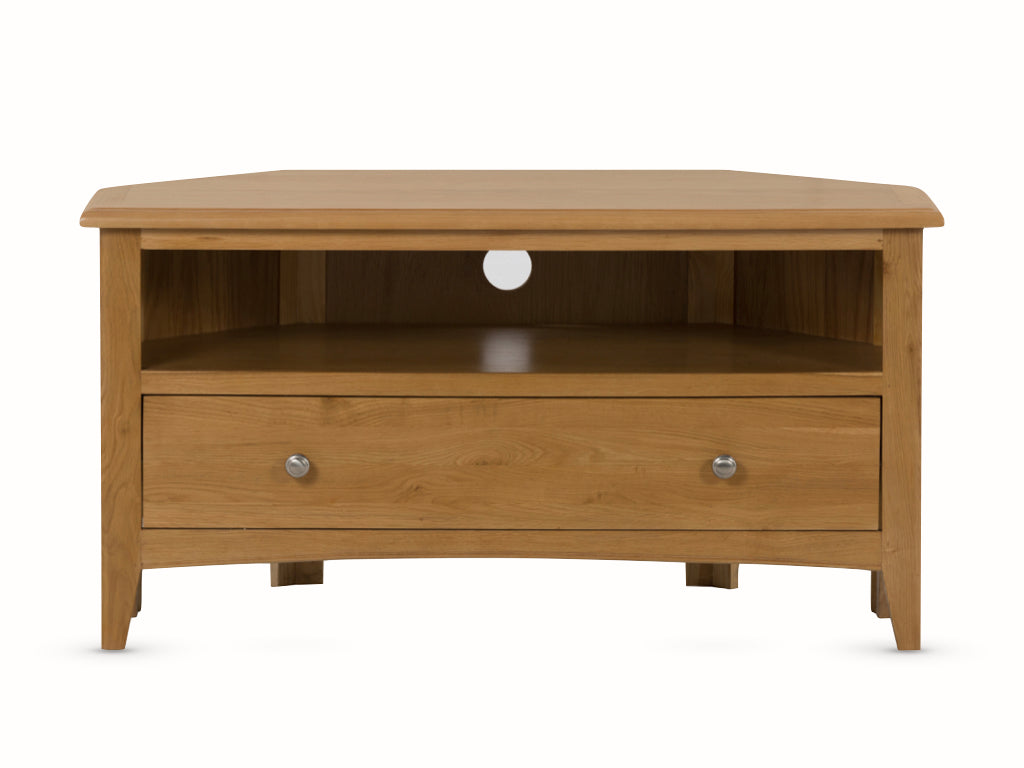Kirkby Corner TV Unit - Oak