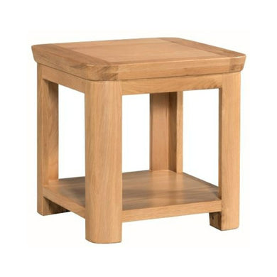 Tealby Lamp Table - Oak