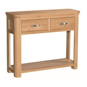 Tealby Large Console Table - Oak