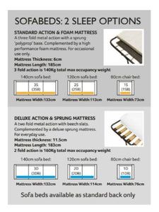 Fulletby | Sofa Bed | 3 Sizes