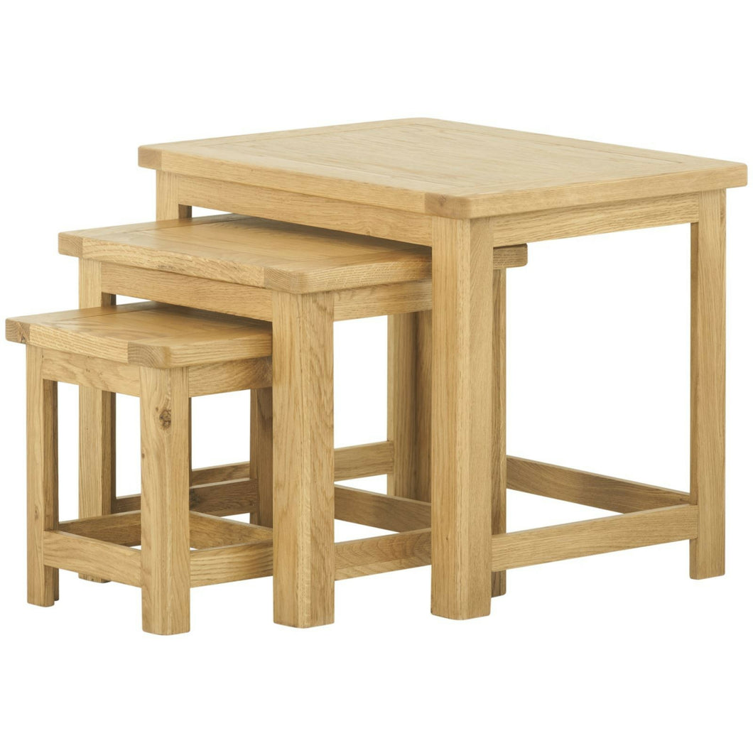 Binbrook Nest of Tables - Oak