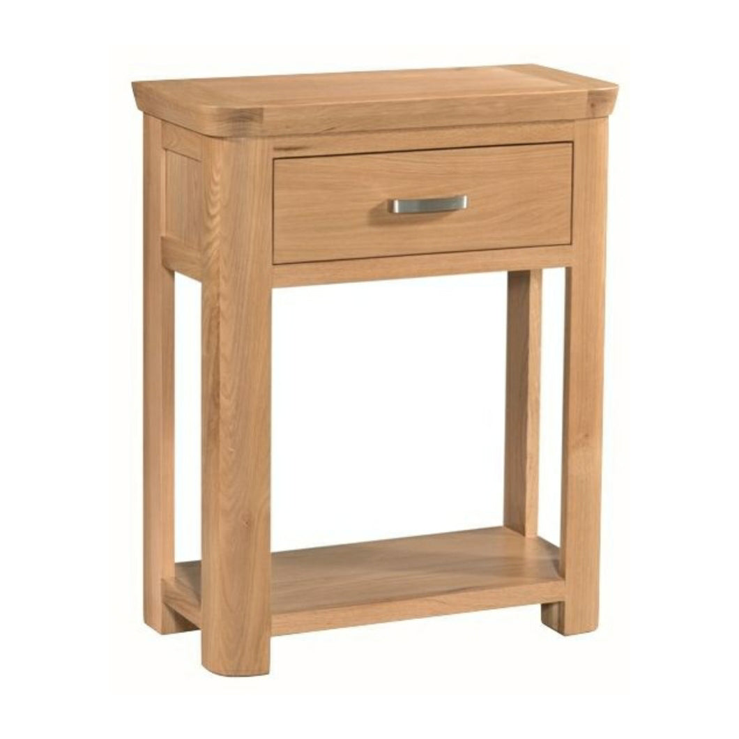 Tealby Small Console Table - Oak