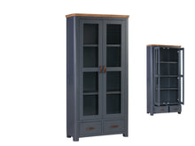 Load image into Gallery viewer, Tealby Painted Oak - Glass Display Cabinet