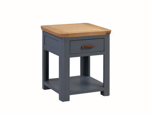 Tealby Painted Oak - End Table with Drawer