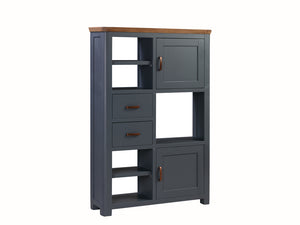 Tealby Painted Oak - High Open Display Unit