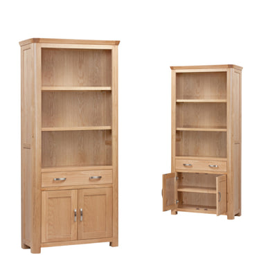 Tealby High Bookcase - Oak