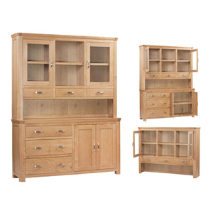 Tealby Three Drawer Wide Dresser - Oak