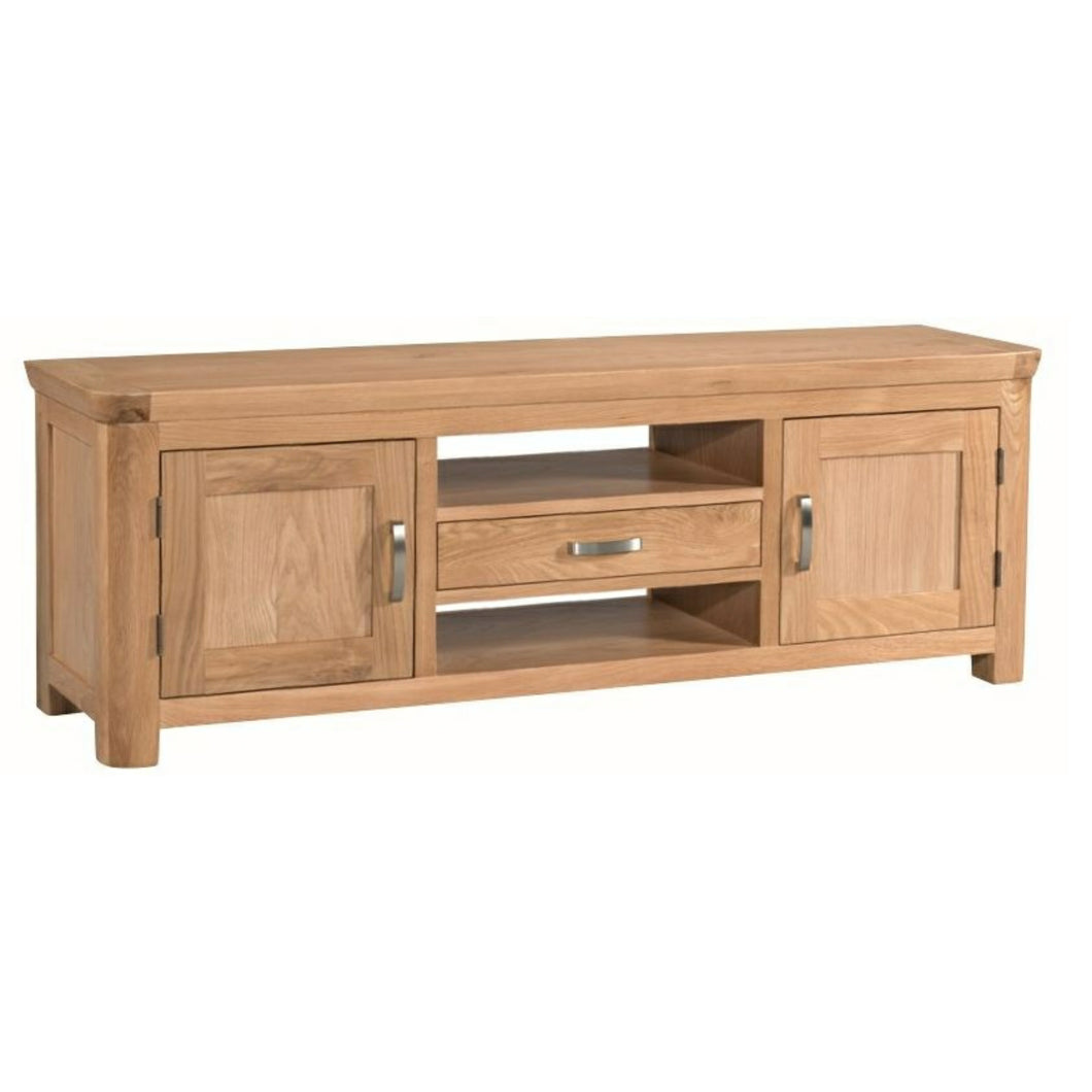 Tealby Large TV Unit - Oak