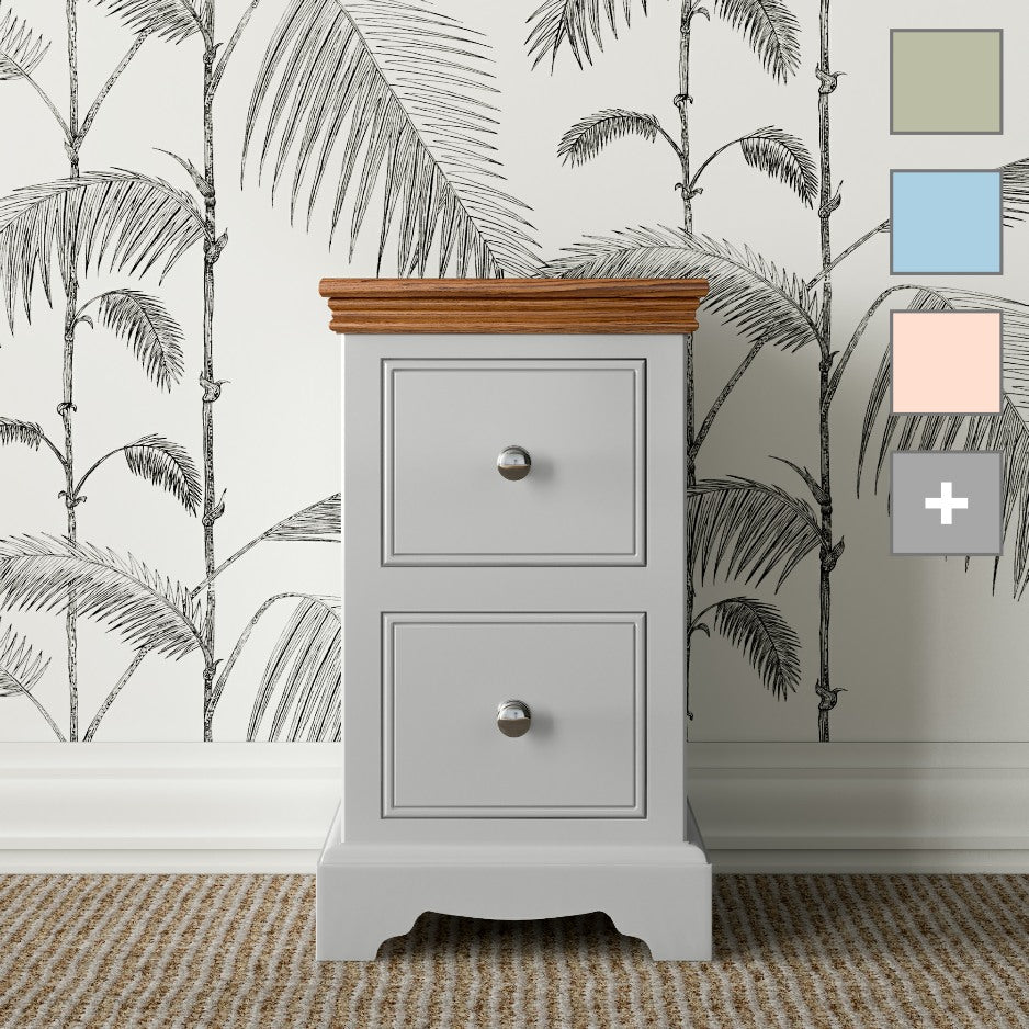 Inspiration Small 2 Drawer Bedside Chest - Choice of Colour