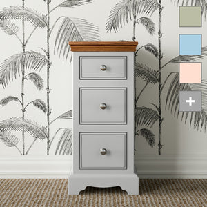 Inspiration Small 3 Drawer Bedside Chest - Choice of Colour
