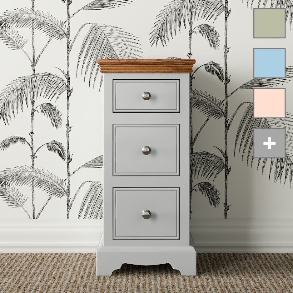 Inspiration Large 3 Drawer Bedside Chest - Choice of Colour